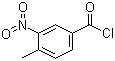 structure of CAS# 10397-30-5, 4-Methyl-3-nitrobenzoyl chloride
