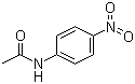 structure of CAS# 104-04-1, 4'-Nitroacetanilide