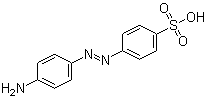 structure of CAS# 104-23-4, 对氨基偶氮苯基-4-磺酸
