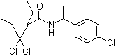 CAS # 104030-54-8, Carpropamid, 2,2-Dichloro-N-[1-(4-chlorophenyl)ethyl]-1-ethyl-3-methylcyclopropanecarboxamide