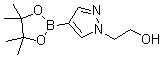 structure of CAS# 1040377-08-9, 1-(2-Hydroxyethyl)-1H-pyrazole-4-boronic acid pinacol ester
