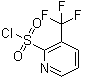 structure of CAS# 104040-75-7, 3-(Trifluoromethyl)-2-pyridinesulfonyl chloride