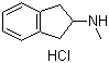 N-Methylindan-2-amine hydrochloride molecular structure (CAS 10408-85-2)