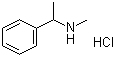 structure of CAS# 10408-89-6, N,alpha-二甲基苄胺盐酸盐