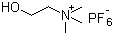 CAS 登录号：1040887-91-9, 2-羟基-N,N,N-三甲基乙铵六氟磷酸盐