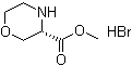 structure of CAS# 1041173-28-7, (3S)-3-吗啉羧酸甲酯氢溴酸盐