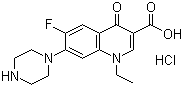structure of CAS# 104142-93-0, Norfloxacin hydrochloride