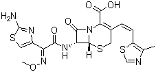 structure of CAS# 104145-95-1, 头孢妥仑