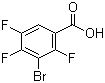 CAS # 104222-42-6, 3-Bromo-2,4,5-trifluorobenzoic acid