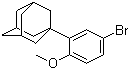 structure of CAS# 104224-63-7, 2-(1-金刚烷基)-4-溴苯甲醚