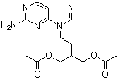 structure of CAS# 104227-87-4, 泛昔洛韦