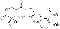structure of CAS# 104267-73-4, 9-硝基-10-羟基喜树碱