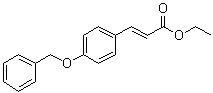 structure of CAS# 104315-07-3, (E)-3-[4-(苄氧基)苯基]-2-丙烯酸乙酯