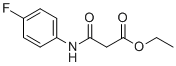 structure of CAS# 104330-60-1, Ethyl 3-(4-fluoroanilino)-3-oxopropanoate