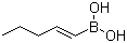 structure of CAS# 104376-24-1, 1-戊烯-1-硼酸