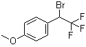 CAS # 104395-39-3, 1-(1-Bromo-2,2,2-trifluoroethyl)-4-methoxybenzene, 2,2,2-Trifluoro-1-(4-methoxyphenyl)ethyl bromide