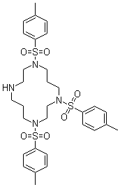 CAS # 104395-69-9, 1,4,8-Tritosyl-1,4,8,11-tetraazacyclotetradecane