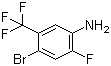 structure of CAS# 104460-70-0, 4-溴-2-氟-5-(三氟甲基)苯胺
