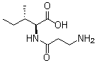 CAS # 104465-34-1, beta-Alanyl-L-isoleucine, Excitin 2, N-beta-Alanyl-L-isoleucine