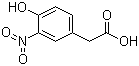 structure of CAS# 10463-20-4, 4-Hydroxy-3-nitrophenylacetic acid