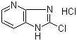 structure of CAS# 104685-82-7, 2-Chloro-1H-imidazo[4,5-b]pyridine hydrochloride