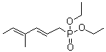 CAS 登录号：104701-95-3, [(2E,4E)-4-甲基-2,4-己二烯基]膦酸二乙酯