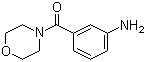 structure of CAS# 104775-65-7, 3-(吗啉-4-基羰基)苯胺