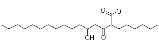 CAS 登录号：104801-82-3, 2-己基-5-羟基-3-氧代十六烷酸甲酯