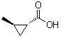(1R,2R)-2-Methylcyclopropanecarboxylic acid molecular structure (CAS 10487-86-2)