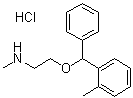 CAS # 10488-36-5, Tofenacine hydrochloride, BS 7331, Elamol, NSC 113809, NSC 169432, Tofacine, N-Methyl-2-[(2-methylphenyl)phenylmethoxy]ethanamine hydrochloride
