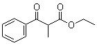 CAS # 10488-87-6, Ethyl 2-benzoylpropanoate, Ethyl 2-benzoylpropionate, Ethyl 2-methyl-3-oxo-3-phenylpropanoate, Ethyl 2-methyl-3-oxo-3-phenylpropionate, Ethyl alpha-benzoylpropionate