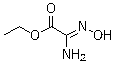 CAS # 10489-74-4, Ethyl amino(hydroxyimino)ethanoate, (Ethoxycarbonyl)formamide oxime, Ethoxycarbonyl formamidoxime, Ethyl 2-(hydroxyamino)-2-iminoacetate, Ethyl 2-(hydroxyimino)-2-aminoacetate, Ethyl 2-amino-2-(hydroxyimino)acetate
