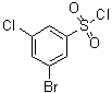 structure of CAS# 1049026-36-9, 3-Bromo-5-chlorobenzenesulfonyl chloride