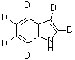 CAS 登录号：104959-27-5, 1H-吲哚-2,3,4,5,6,7-d<sub>6</sub>