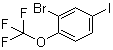 structure of CAS# 1049731-04-5, 2-溴-4-碘-1-(三氟甲氧基)苯
