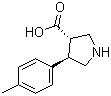 CAS # 1049976-10-4, (3S,4R)-4-p-Tolylpyrrolidine-3-carboxylic acid