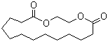 Ethylene brassylate molecular structure (CAS 105-95-3)