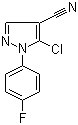 CAS # 1050619-83-4, 5-Chloro-1-(4-fluorophenyl)-1H-pyrazole-4-carbonitrile