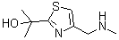 CAS # 1051463-24-1, alpha,alpha-Dimethyl-4-[(methylamino)methyl]-2-thiazolemethanol