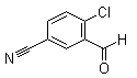 structure of CAS# 105191-41-1, 4-氯-3-甲酰基苯甲腈
