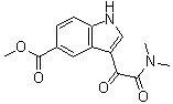 structure of CAS# 1052181-84-6, 3-[2-(二甲基氨基)-2-氧代乙酰基]-1H-吲哚-5-羧酸甲酯