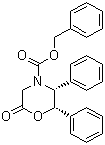 CAS 登录号：105228-46-4, (2S,3R)-N-苄氧羰基-2,3-二苯基吗啉-6-酮