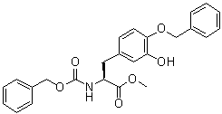 3-Hydroxy-N-[(phenylmethoxy)carbonyl]-O-(phenylmethyl)-L-tyrosine methyl ester molecular structure (CAS 105229-41-2)