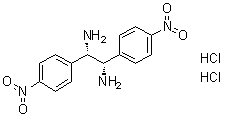 structure of CAS# 1052707-07-9, (1S,2S)-1,2-二(4-硝基苯基)-1,2-乙二胺二盐酸盐