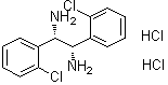structure of CAS# 1052707-24-0, (1S,2S)-1,2-二(2-氯苯基)-1,2-乙二胺二盐酸盐