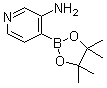 CAS # 1052714-68-7, 3-Aminopyridine-4-boronic acid pinacol ester, 4-(4,4,5,5-Tetramethyl-1,3,2-dioxaborolan-2-yl)pyridin-3-amine
