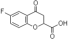 CAS # 105300-40-1, 6-Fluoro-4-oxochroman-2-carboxylic acid, 6-Fluoro-4-chromanone-2-carboxylic acid