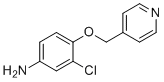CAS # 105326-69-0, 3-Chloro-4-(4-pyridinylmethoxy)aniline