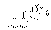 CAS # 1054-64-4, 17-(Acetyloxy)-3-methoxypregna-3,5-dien-20-one