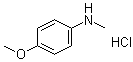 structure of CAS# 10541-33-0, 4-甲氧基-N-甲基苯胺盐酸盐